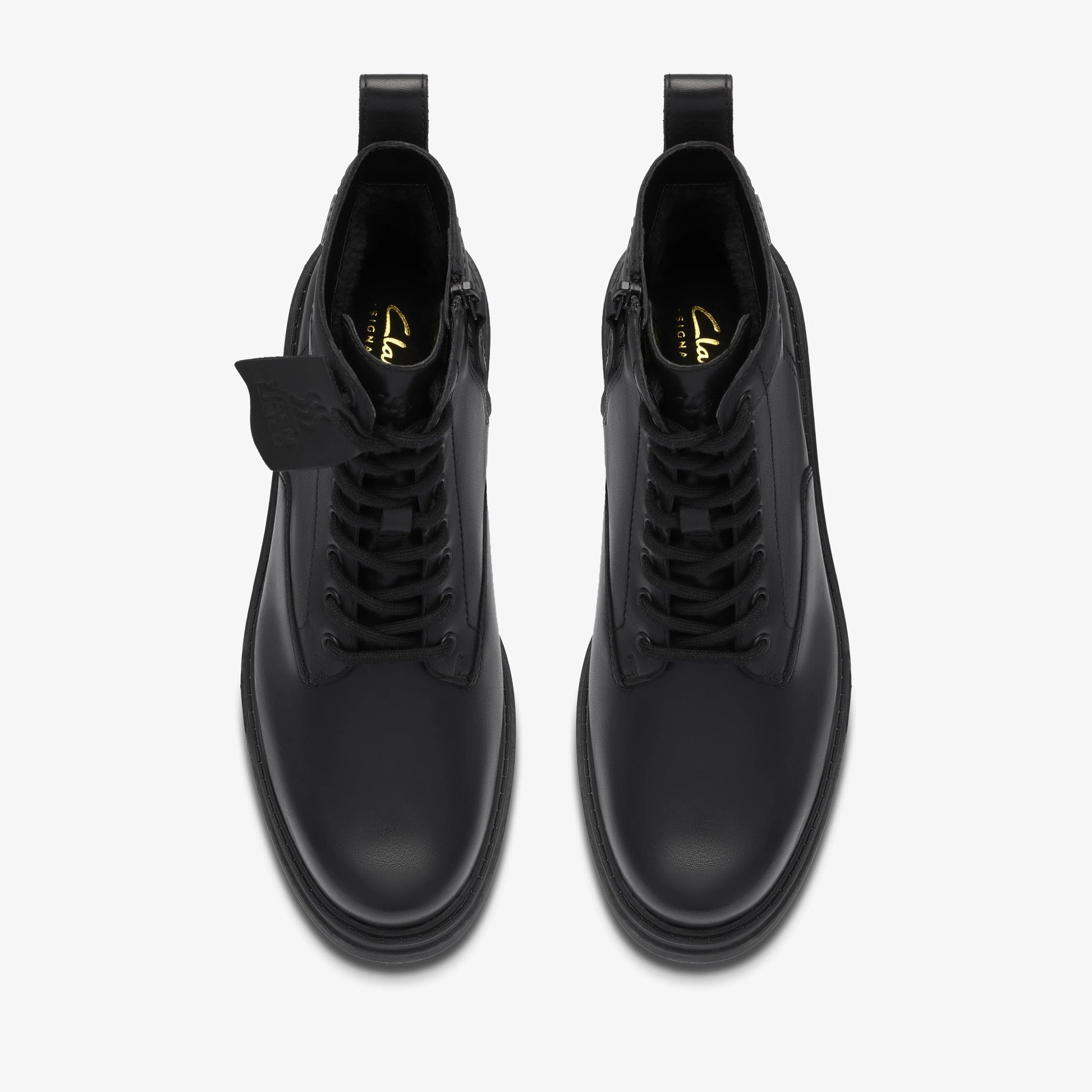 Botas De La Marca Clarks  Para Mujer Modelo Orinoco3Stygtx Black Wlined Lea En Color Negro