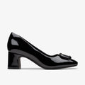 CLARKS | ZAPATOS DE VESTIR | MUJER | FERNIE TRIM BLACK PATENT | NEGRO