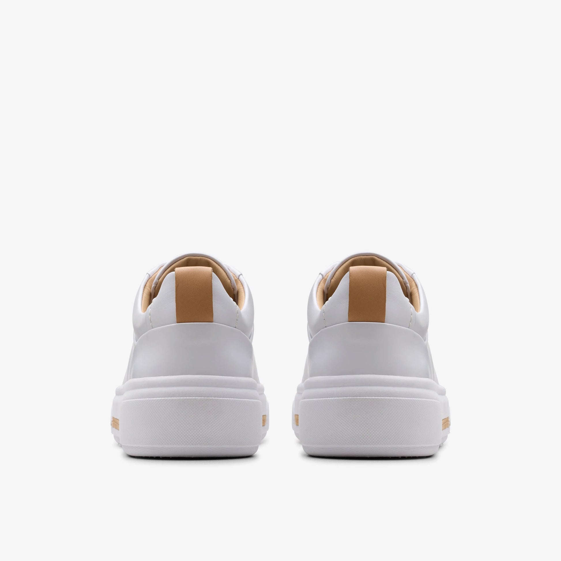Sneakers De La Marca Clarks  Para Mujer Modelo Hollyhock Walk White Leather En Color Blanco