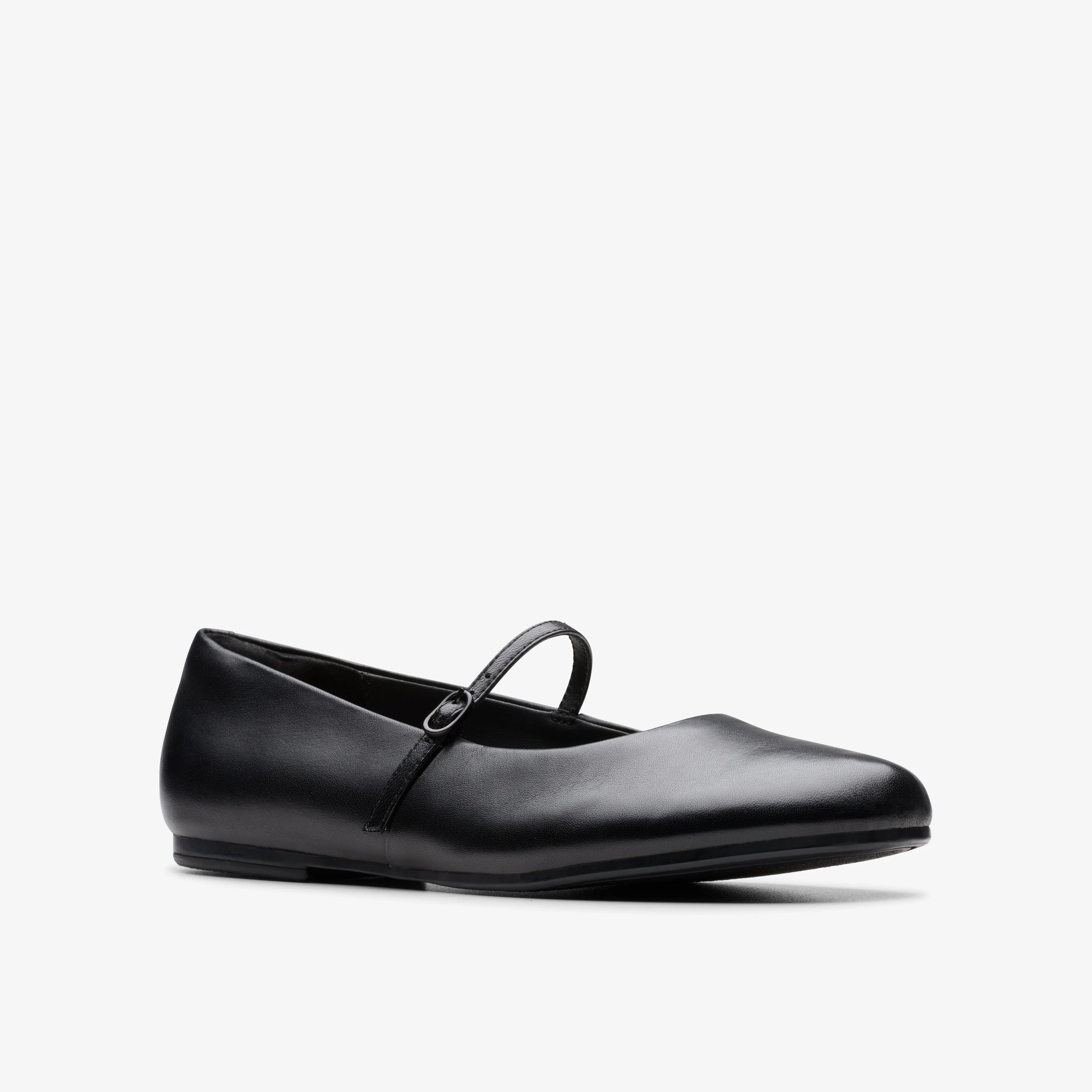 Zapatos Casual De La Marca Clarks  Para Mujer Modelo Livia Sky Black Leather En Color Negro