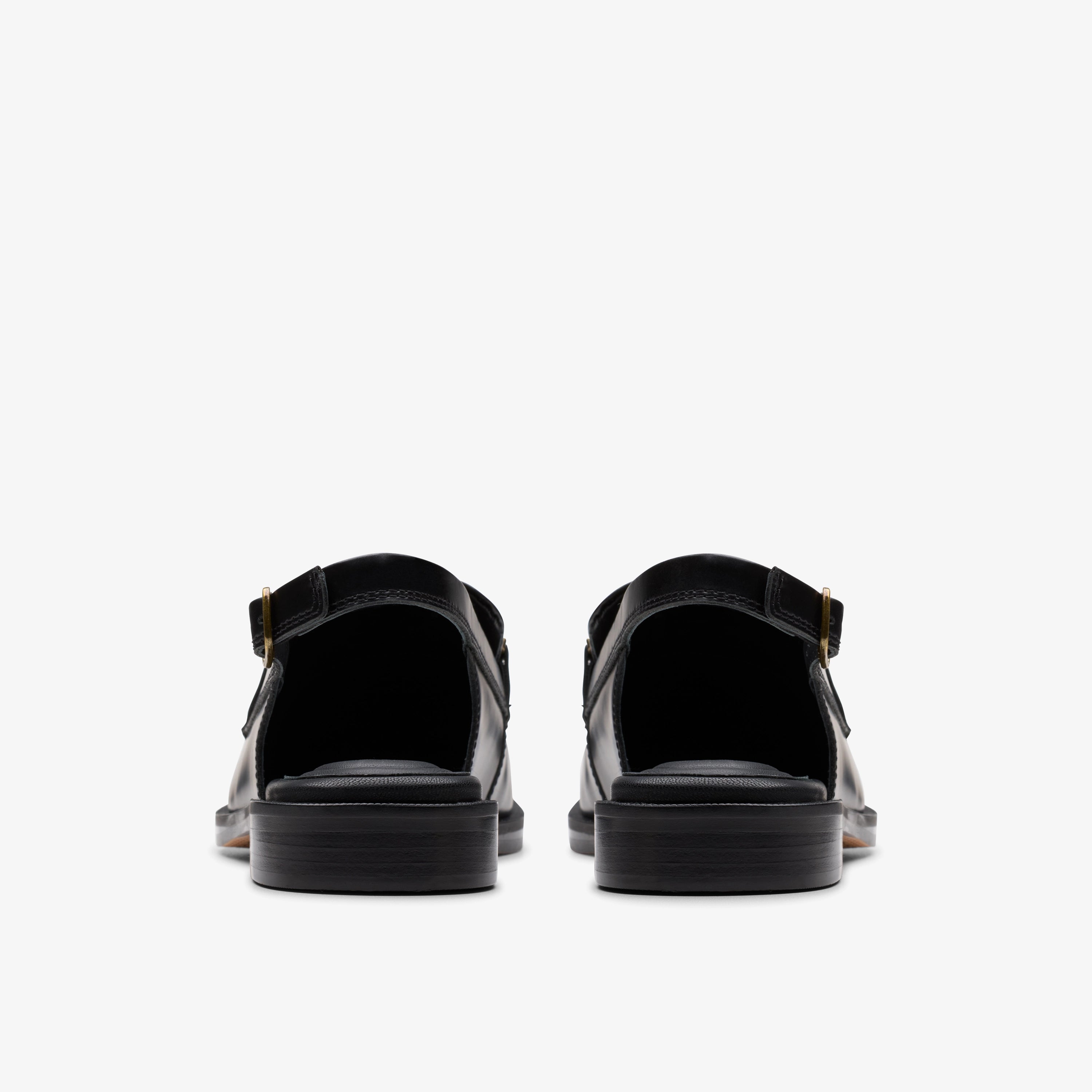 CLARKS | MOCASINES | MUJER | STRAVEN SLING BLACK LEATHER | NEGRO