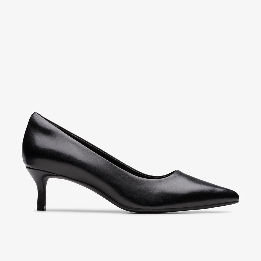 CLARKS | ZAPATOS DE VESTIR | MUJER | ZAREY COURT BLACK LEATHER | NEGRO