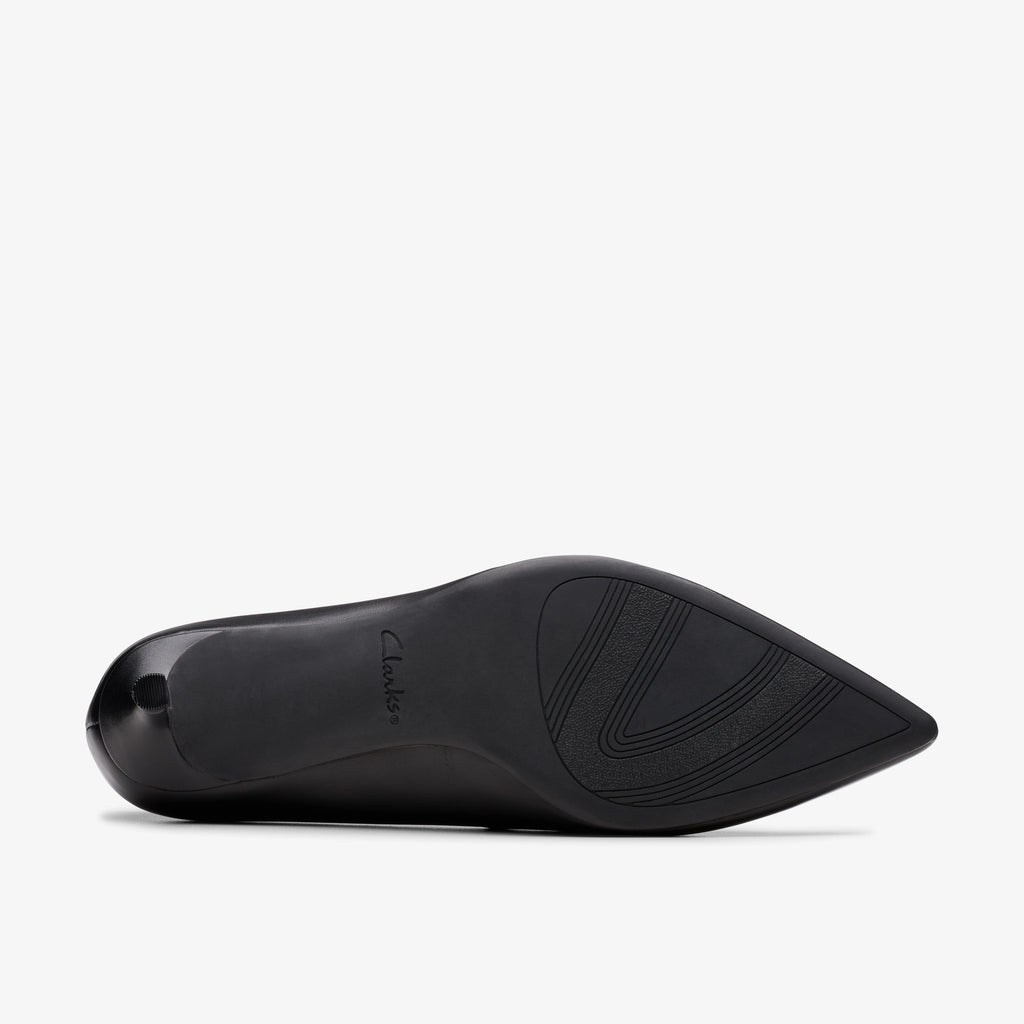 CLARKS | ZAPATOS DE VESTIR | MUJER | ZAREY COURT BLACK LEATHER | NEGRO