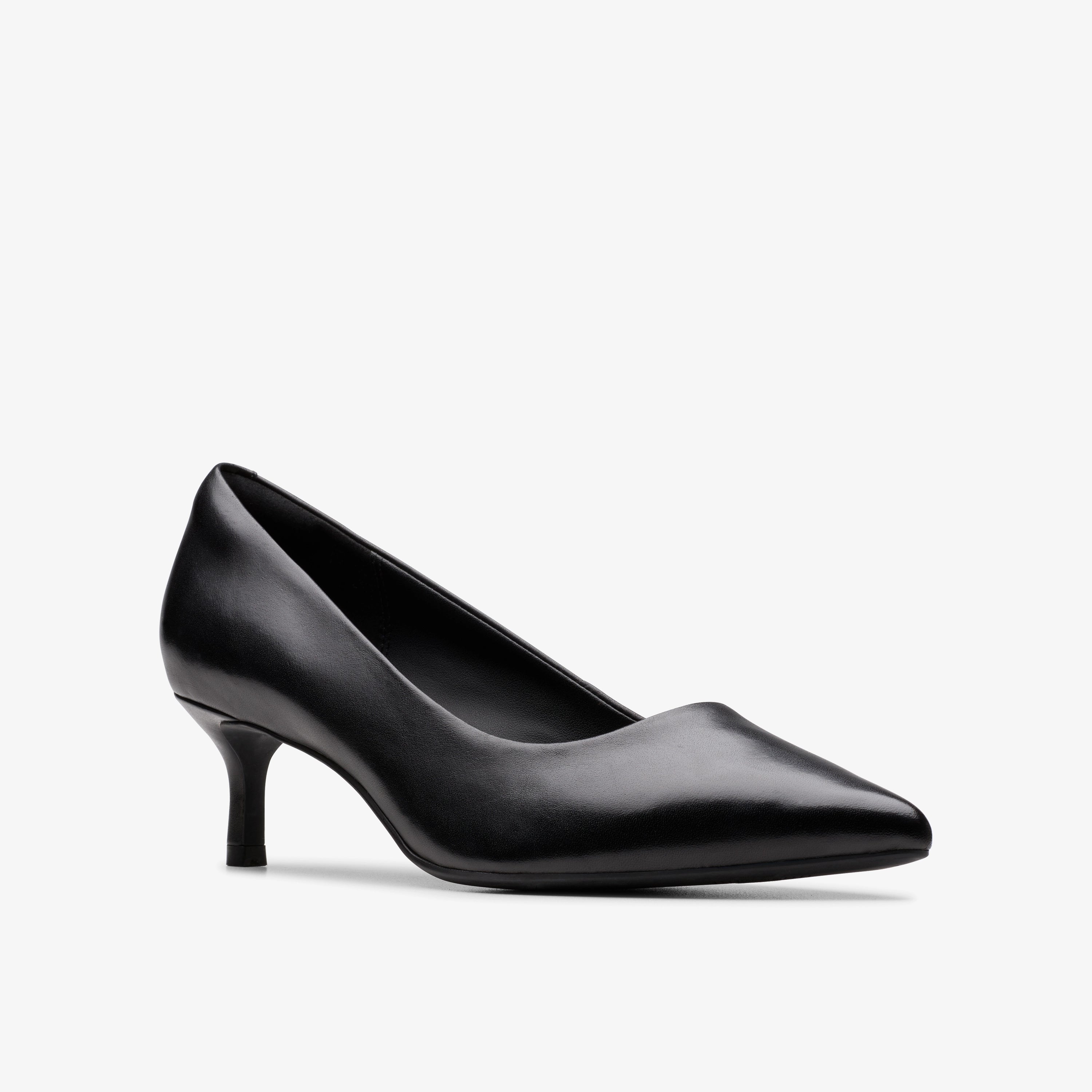 CLARKS | ZAPATOS DE VESTIR | MUJER | ZAREY COURT BLACK LEATHER | NEGRO
