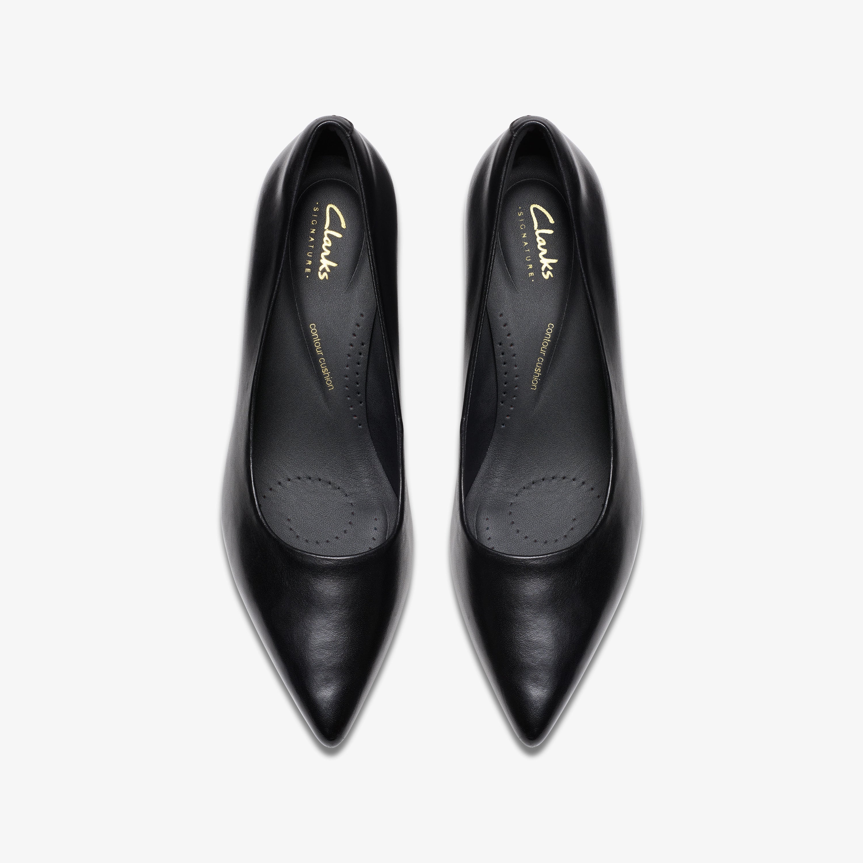 CLARKS | ZAPATOS DE VESTIR | MUJER | ZAREY COURT BLACK LEATHER | NEGRO