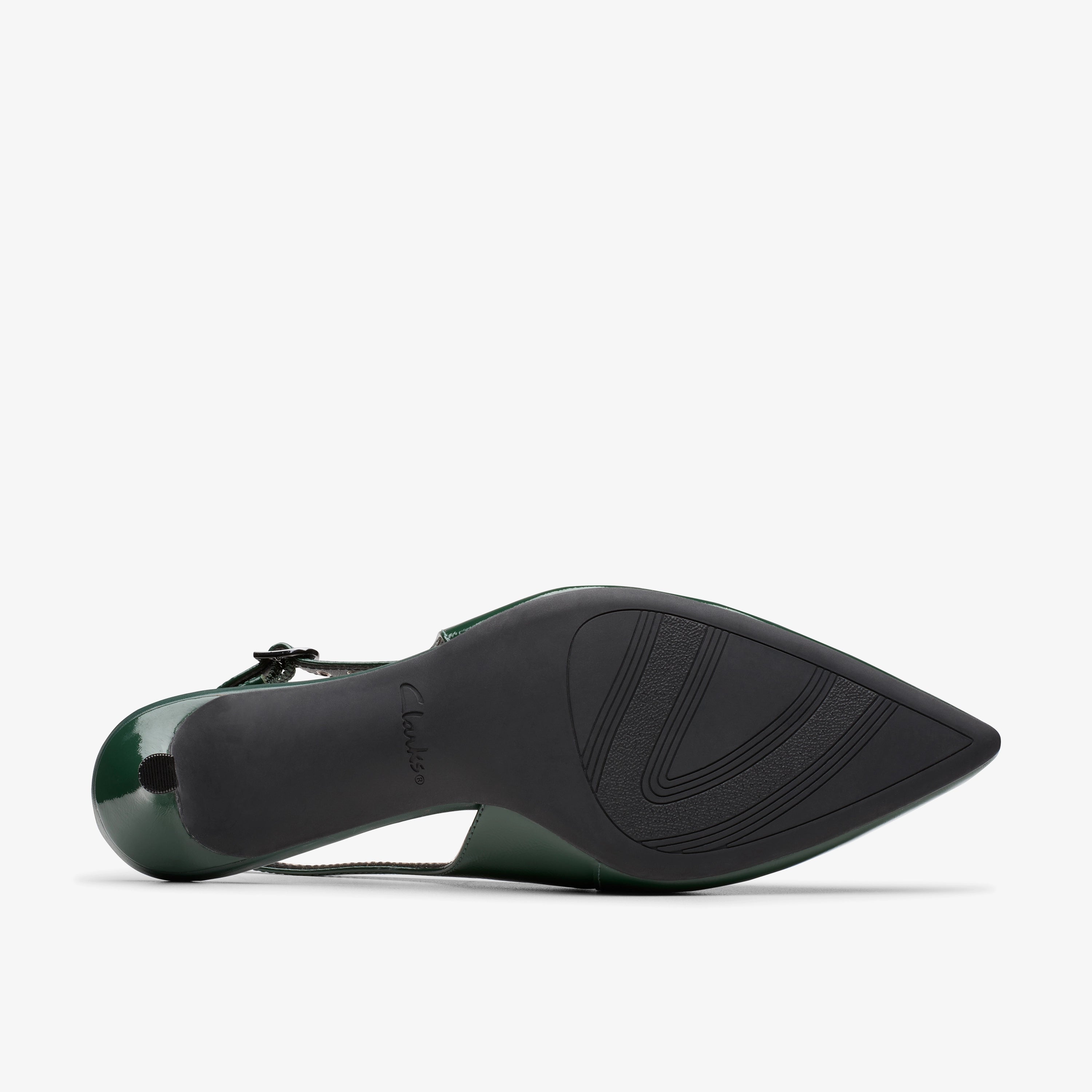 CLARKS | ZAPATOS DE VESTIR | MUJER | ZAREY SLING DARK GREEN | VERDE