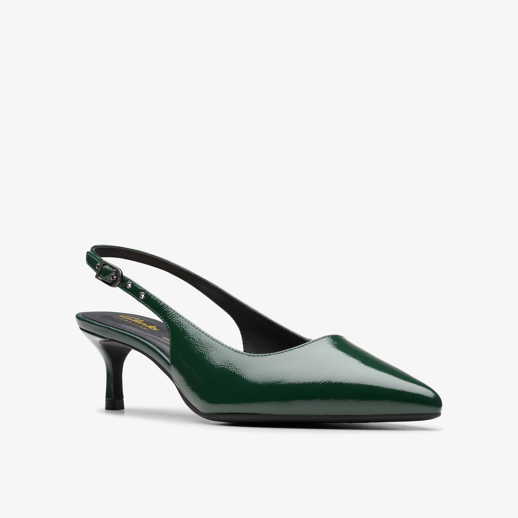 CLARKS | ZAPATOS DE VESTIR | MUJER | ZAREY SLING DARK GREEN | VERDE