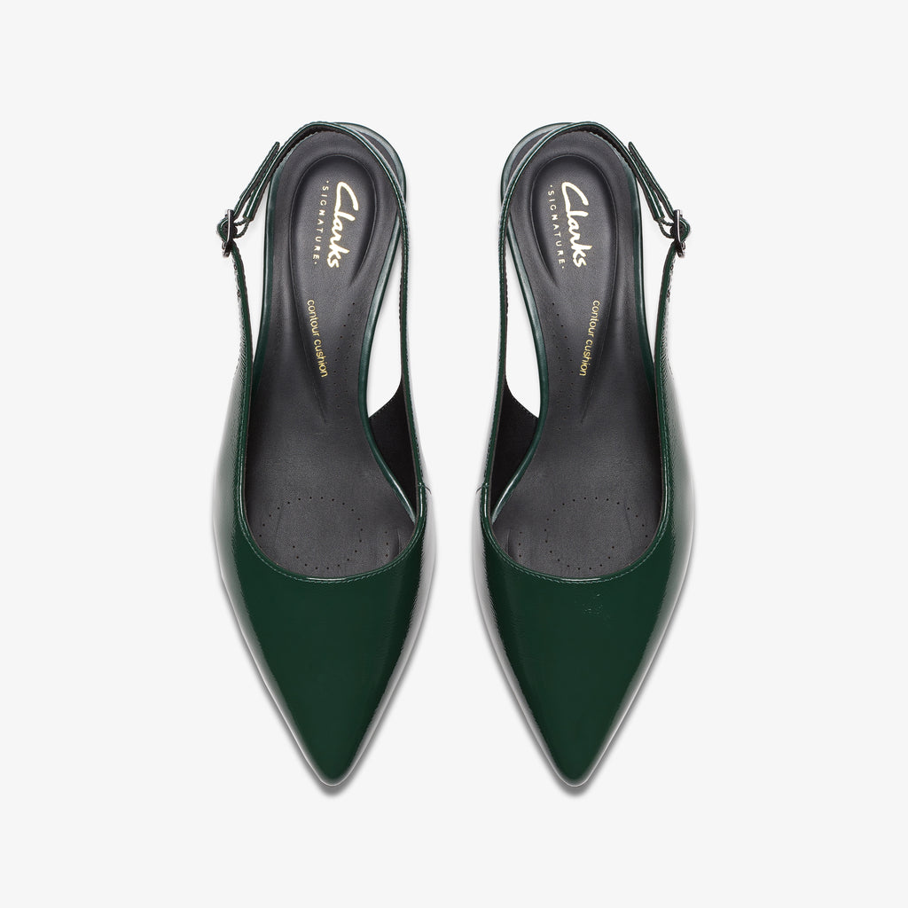 CLARKS | ZAPATOS DE VESTIR | MUJER | ZAREY SLING DARK GREEN | VERDE