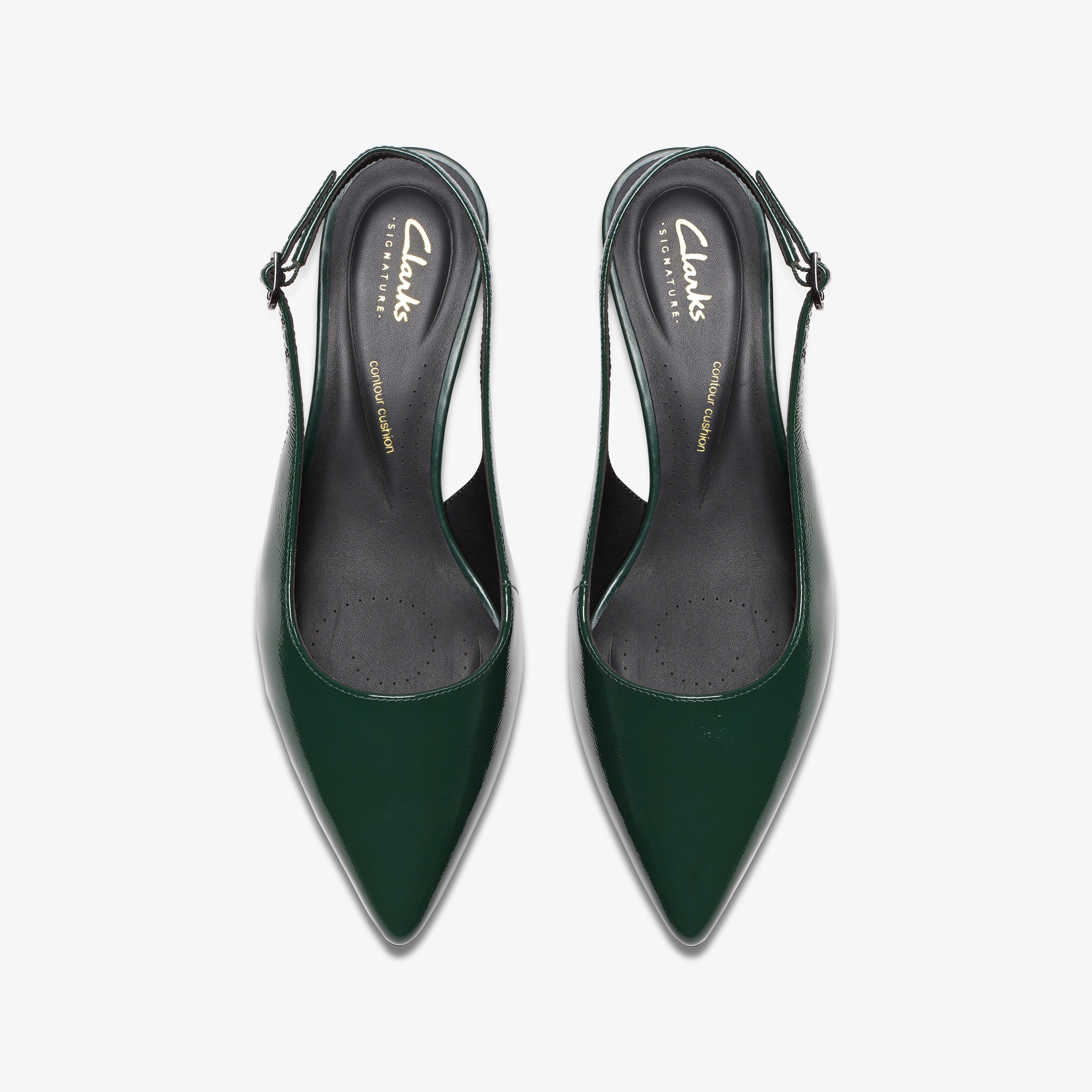 CLARKS | ZAPATOS DE VESTIR | MUJER | ZAREY SLING DARK GREEN | VERDE