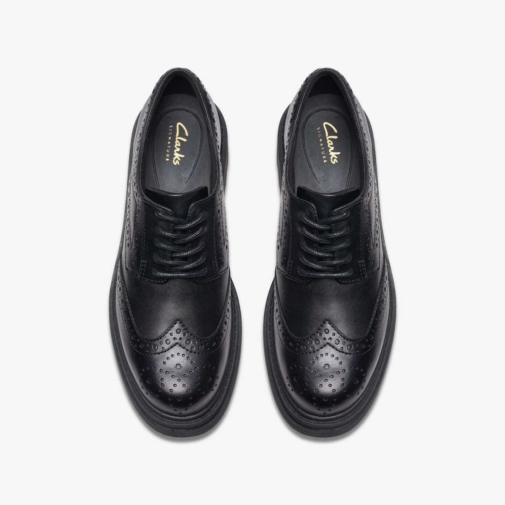 CLARKS | | ZAPATOS DE VESTIR | MUJER | ORINOCO3 DERBY BLACK LEATHER | NEGRO