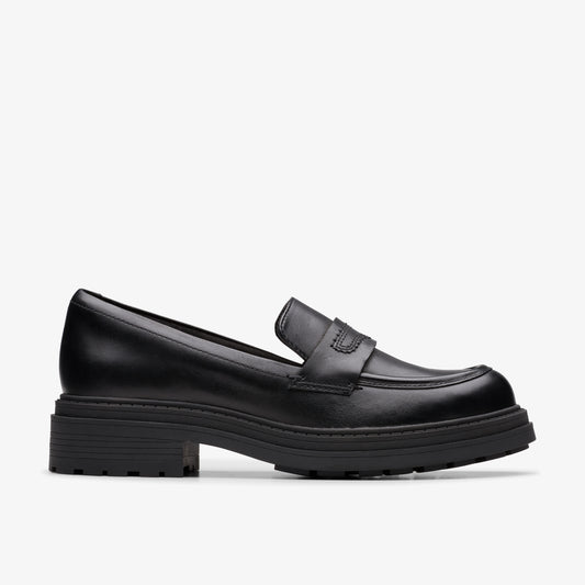 CLARKS | ZAPATOS CASUAL | MUJER | ORINOCO3 EDGE BLACK LEATHER | NEGRO