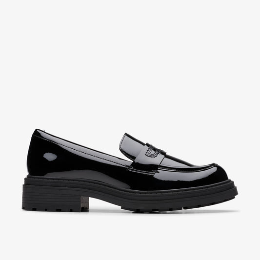 CLARKS | MOCASINES | MUJER | ORINOCO3 EDGE BLACK PATENT | BURDEOS