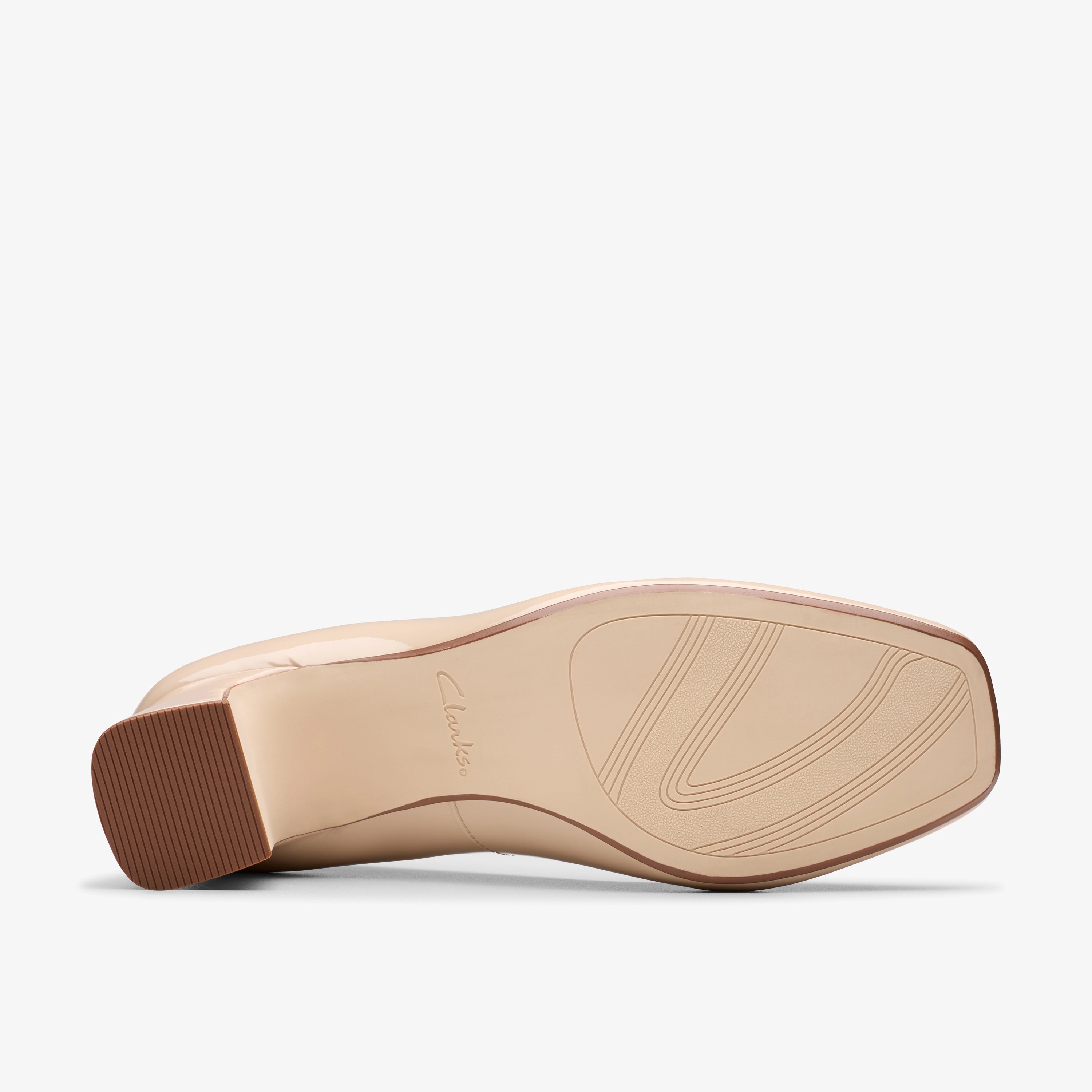 CLARKS | ZAPATOS DE VESTIR | MUJER | FERNIE TRIM SAND PATENT | BEIGE