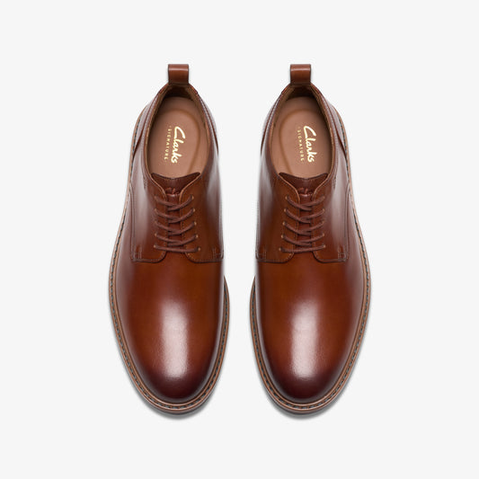 CLARKS | ZAPATOS DE VESTIR | HOMBRE | ALDWIN LACE TAN LEATHER | MARRÓN