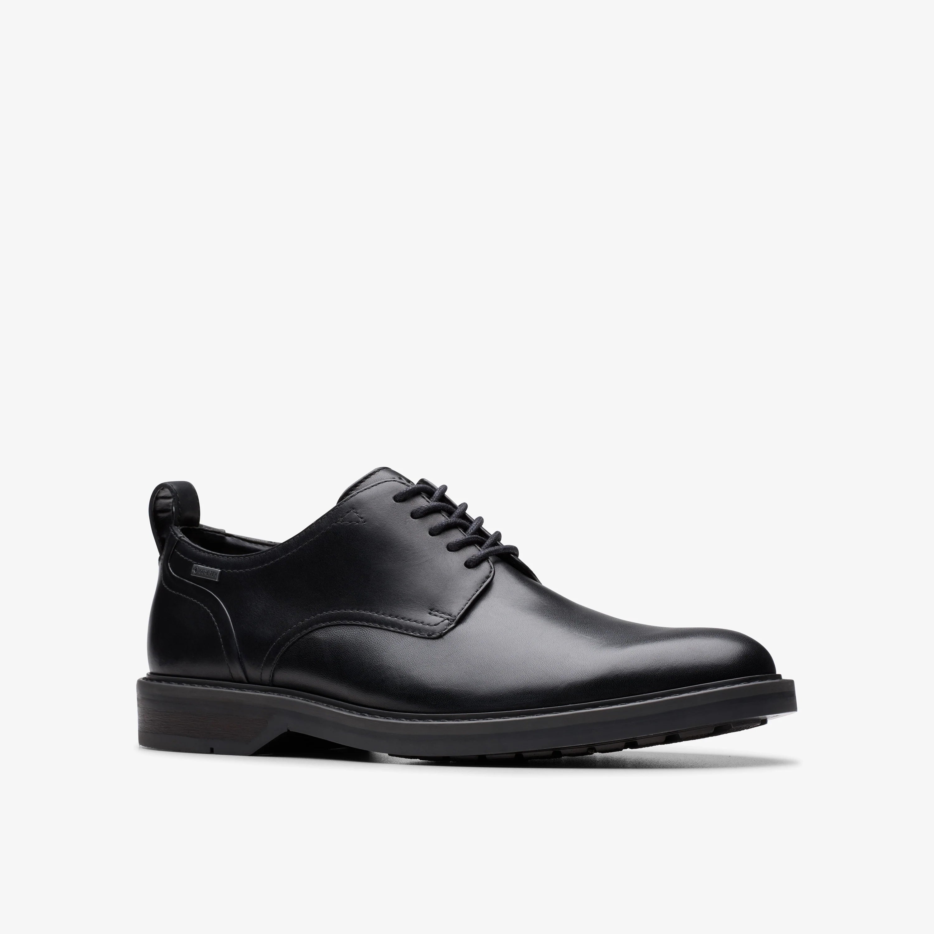 Zapatos Casual De La Marca Clarks  Para Hombre Modelo Aldwin Lacegtx Black Leather En Color Negro