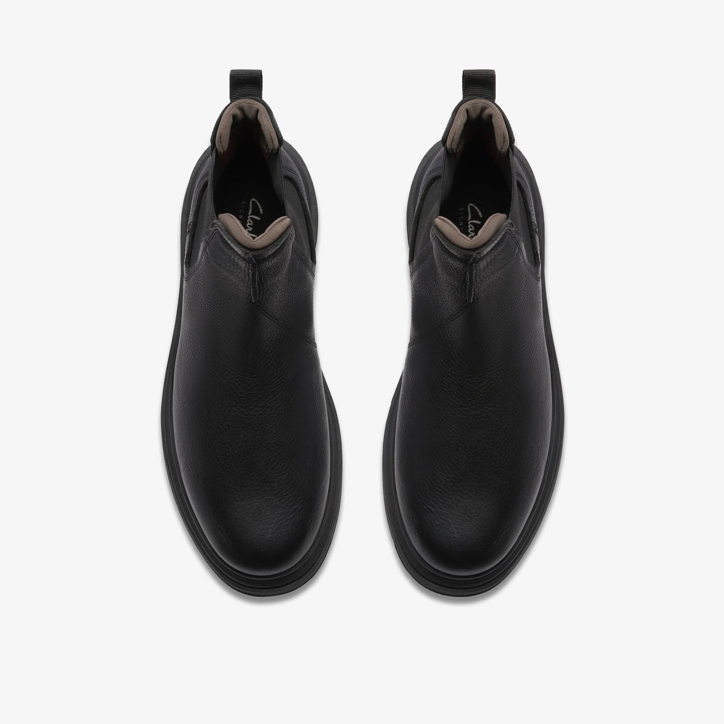 Botas De La Marca Clarks  Para Hombre Modelo Badbury Easy Black Leather En Color Negro