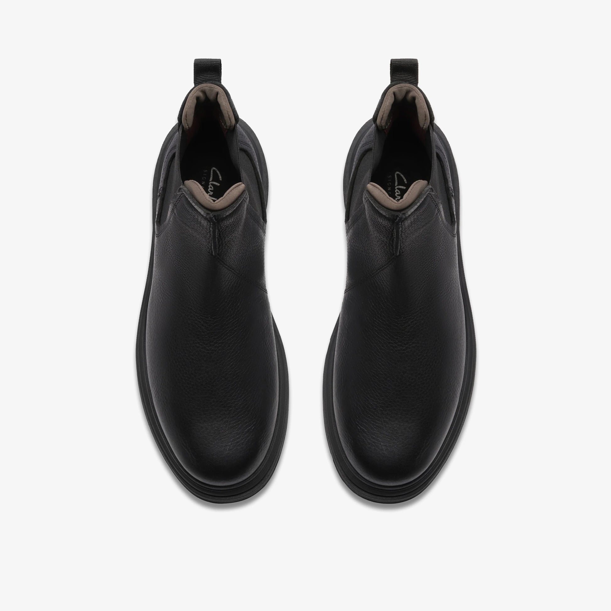 Botas De La Marca Clarks  Para Hombre Modelo Badbury Easy Black Leather En Color Negro