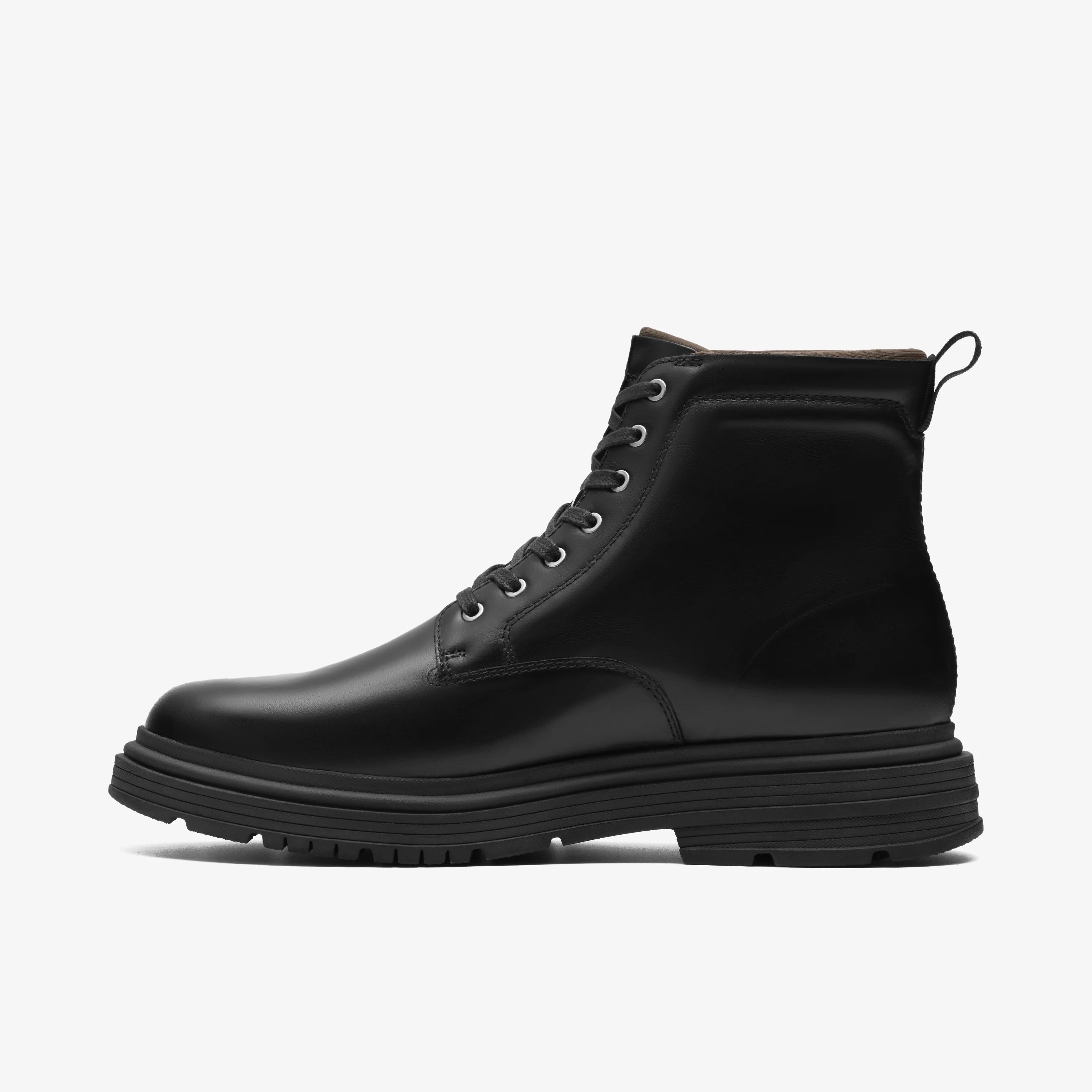 Botas De La Marca Clarks  Para Hombre Modelo Badbury Hi Wp Black Wlined Lea En Color Negro