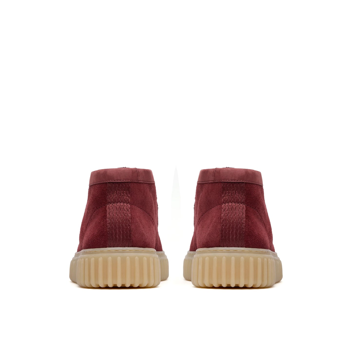 Botas De La Marca Clarks Para Hombre Modelo Torhill Hi Wine Suede En Color Rojo