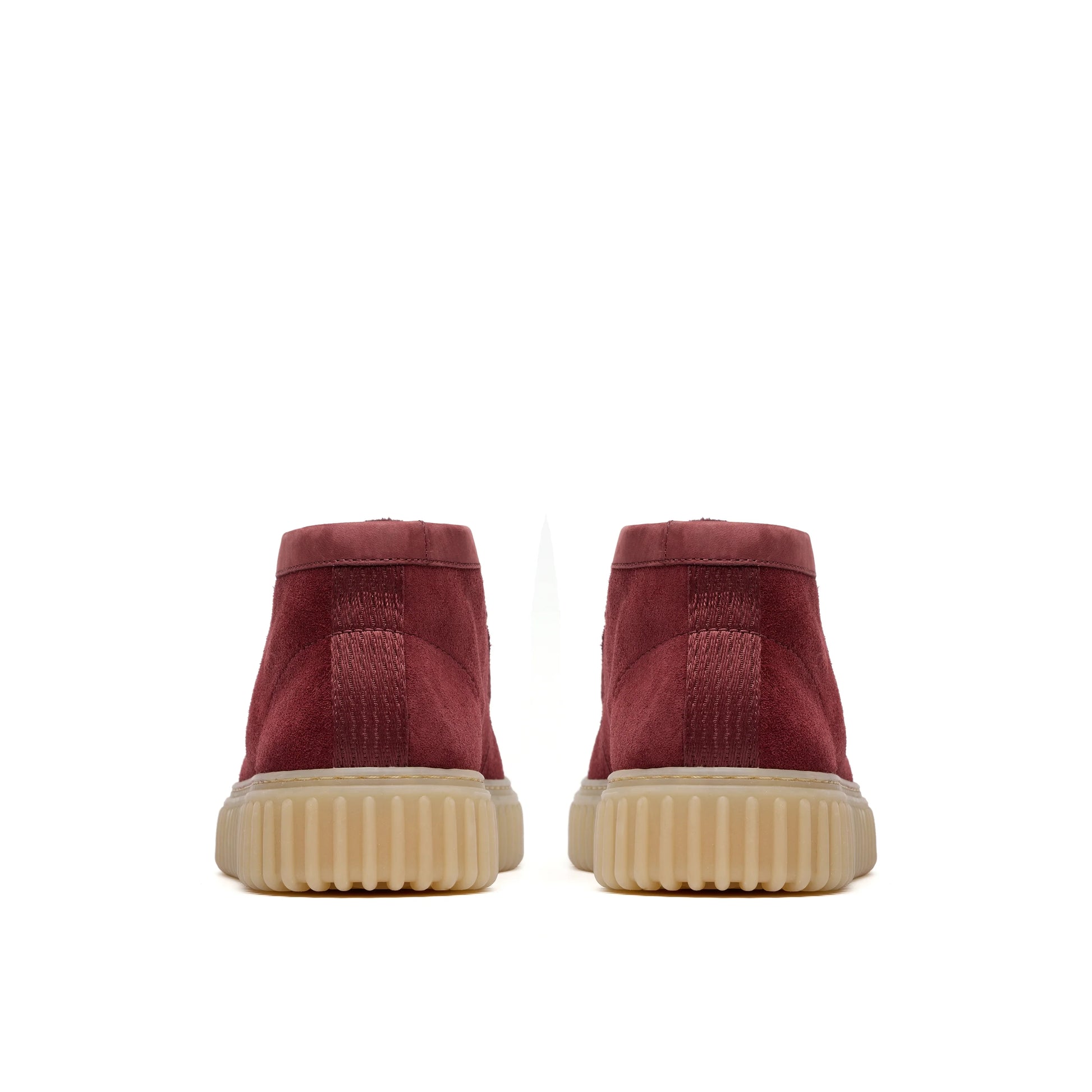 Botas De La Marca Clarks Para Hombre Modelo Torhill Hi Wine Suede En Color Rojo