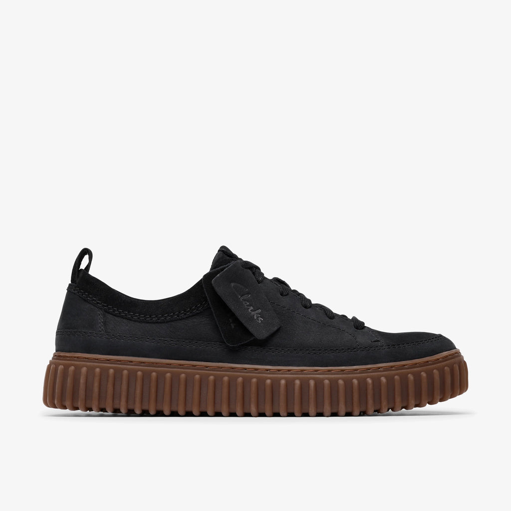 CLARKS Torhill Lace Black Nubuck, чорний взуття для чоловіків у Tascón