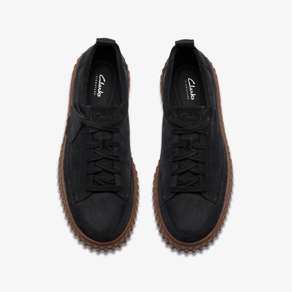 CLARKS Torhill Lace Black Nubuck, чорний взуття для чоловіків у Tascón