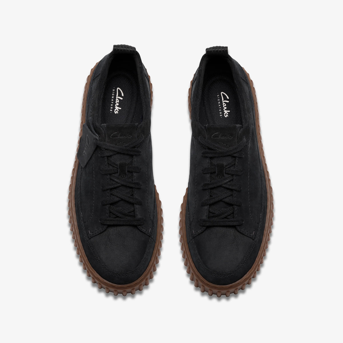 CLARKS Torhill Lace Black Nubuck, чорний взуття для чоловіків у Tascón