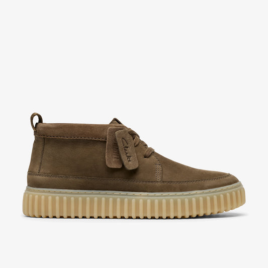 Botas De La Marca Clarks Para Hombre Modelo Torhill Lacehi Khaki Nubuck En Color Caqui
