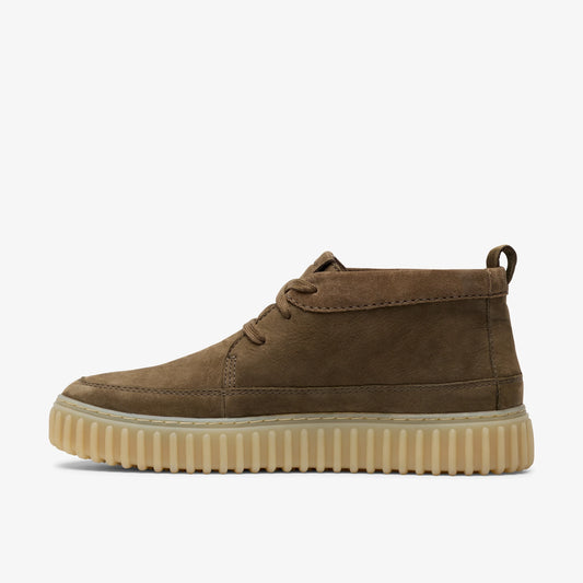 Botas De La Marca Clarks Para Hombre Modelo Torhill Lacehi Khaki Nubuck En Color Caqui