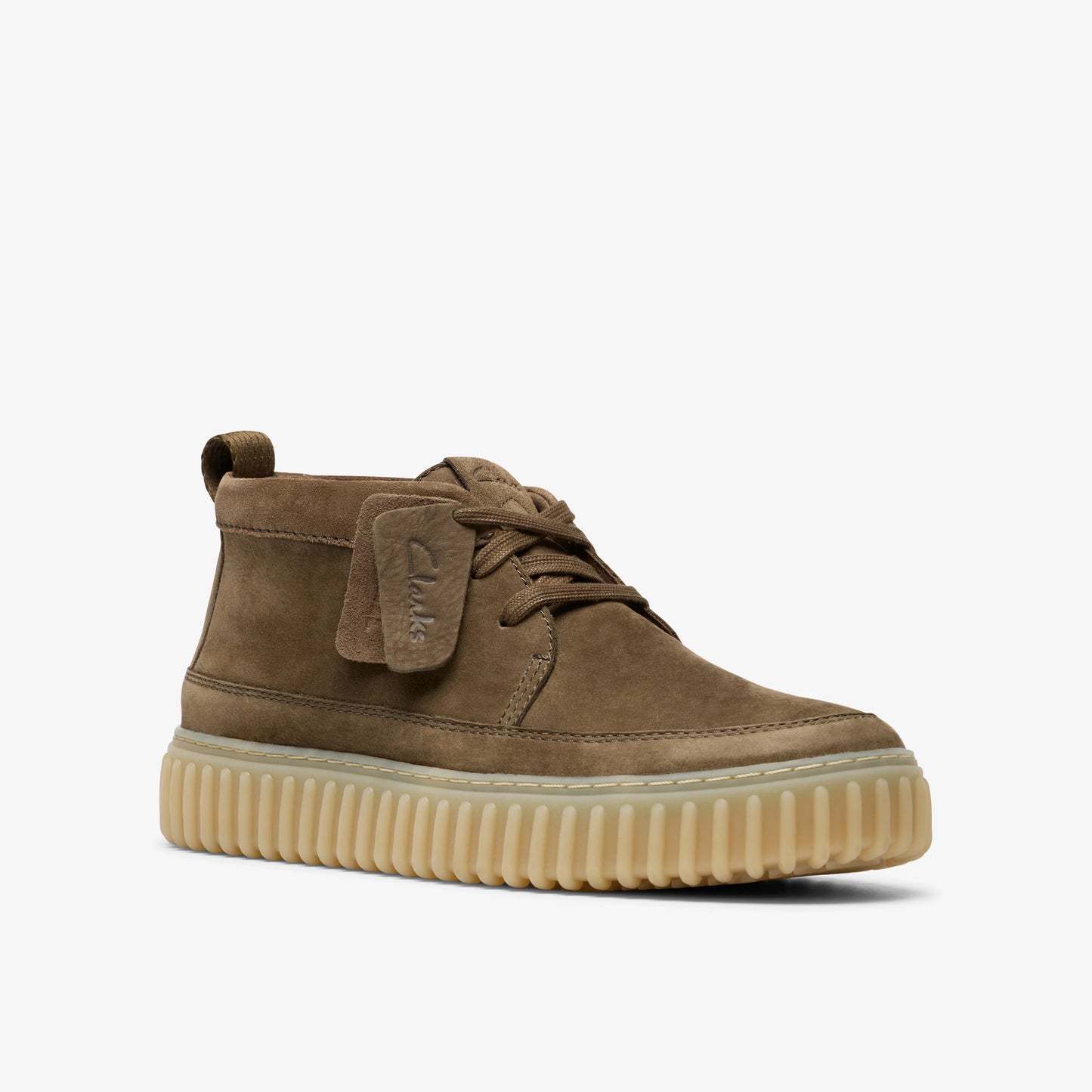 Botas De La Marca Clarks Para Hombre Modelo Torhill Lacehi Khaki Nubuck En Color Caqui