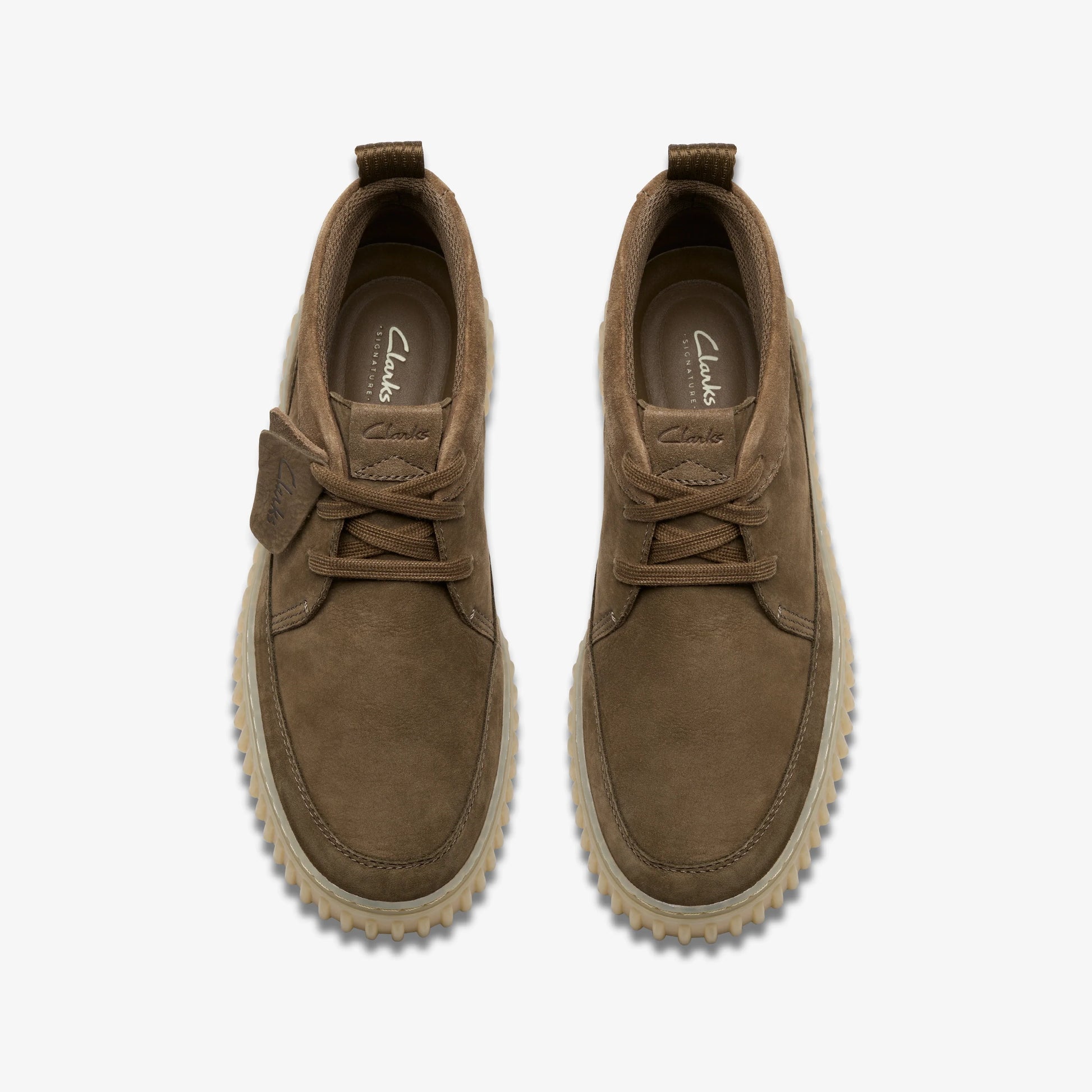 Botas De La Marca Clarks Para Hombre Modelo Torhill Lacehi Khaki Nubuck En Color Caqui