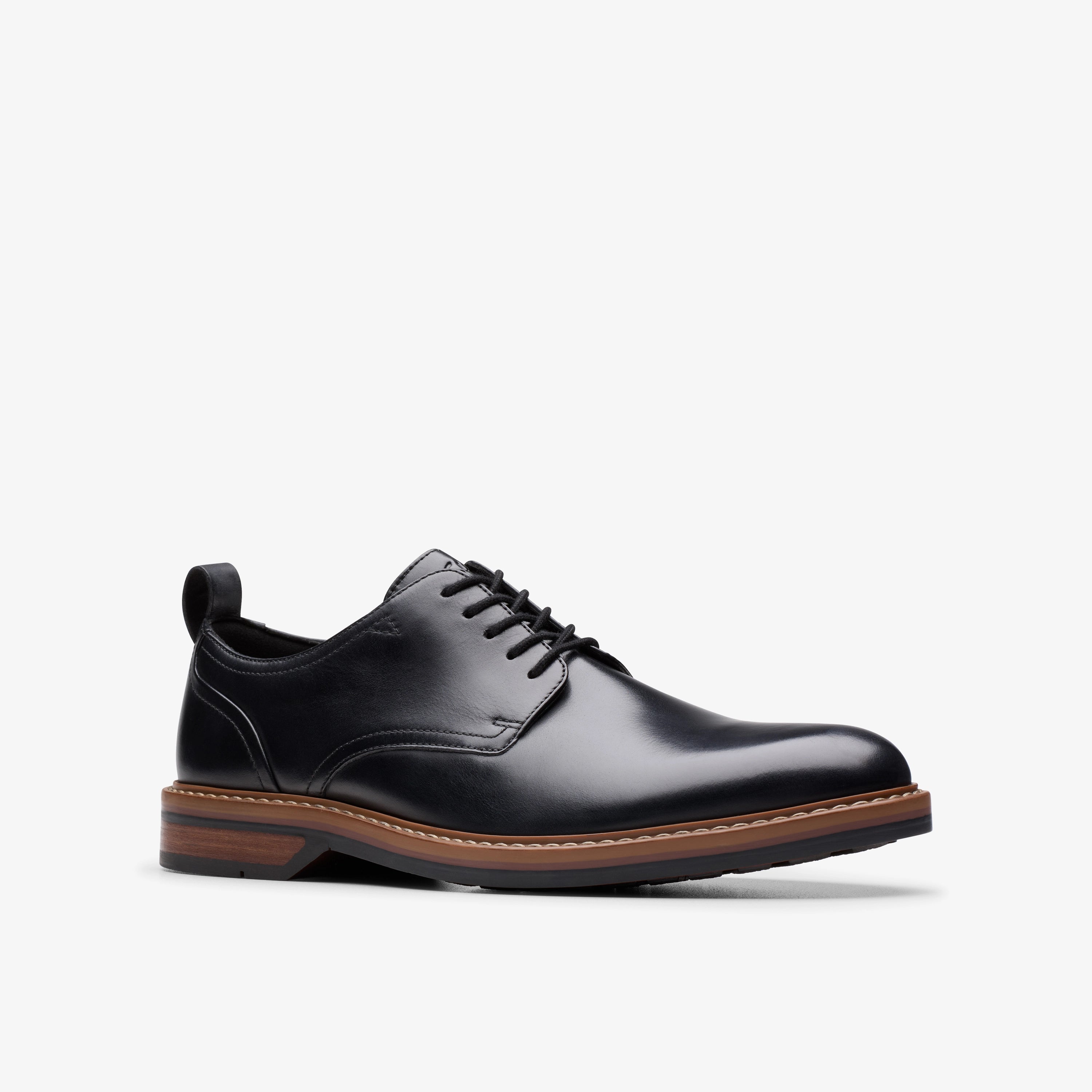 CLARKS | ZAPATOS DE VESTIR | HOMBRE | ALDWIN LACE BLACK LEATHER | NEGRO