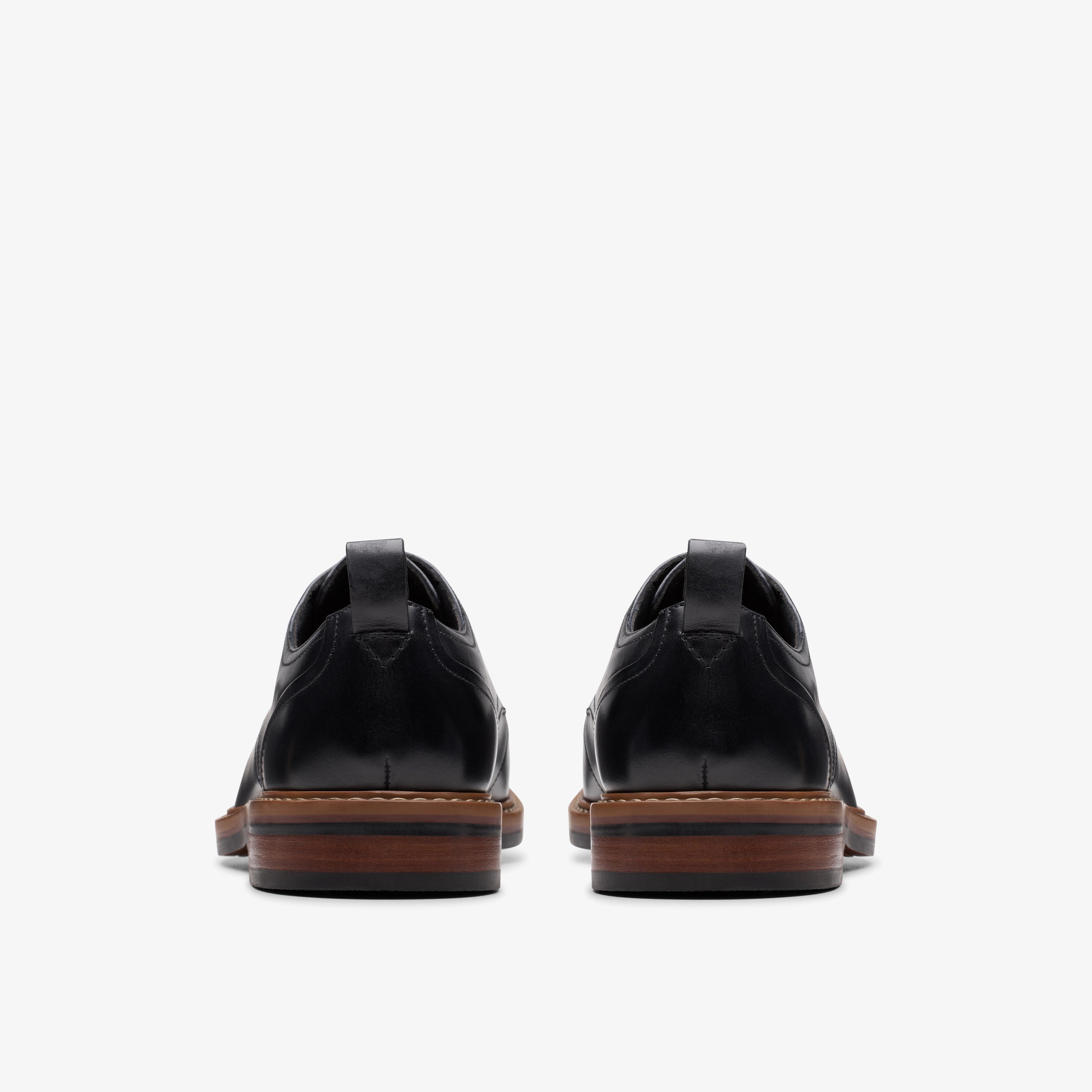 CLARKS | DRESS SHOES | MEN | ALDWIN LACE BLACK LEATHER | BLACK