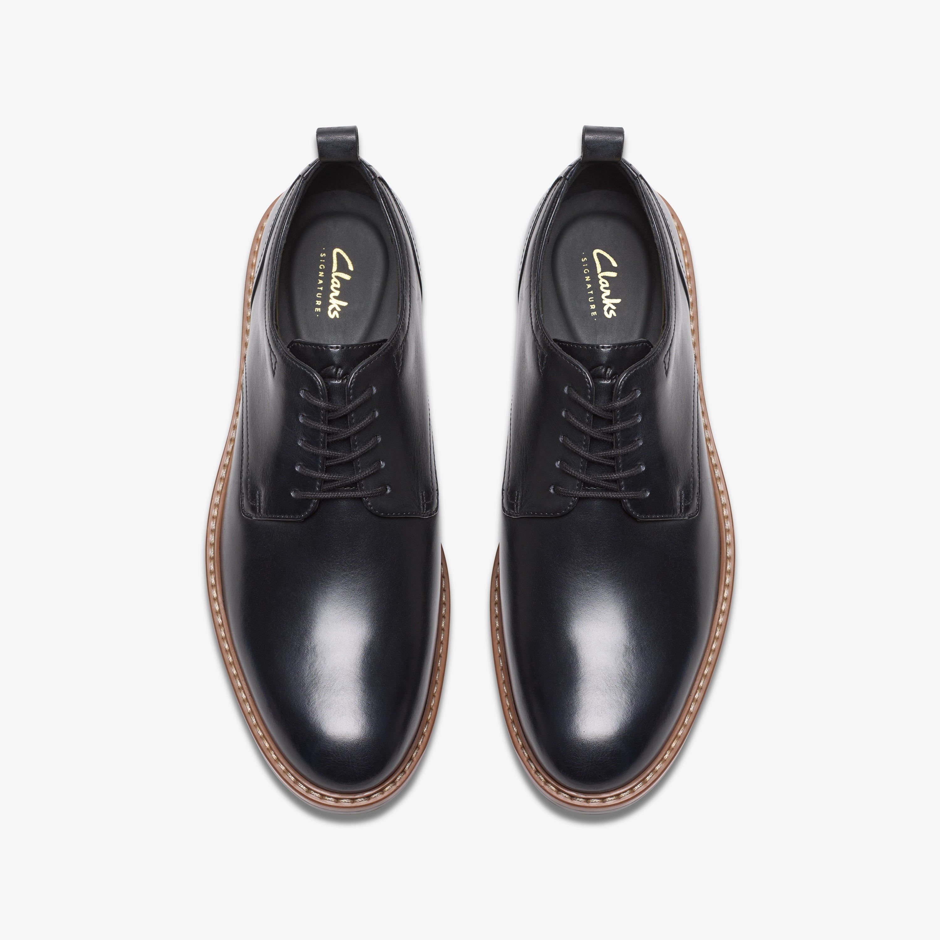 CLARKS | ZAPATOS DE VESTIR | HOMBRE | ALDWIN LACE BLACK LEATHER | NEGRO