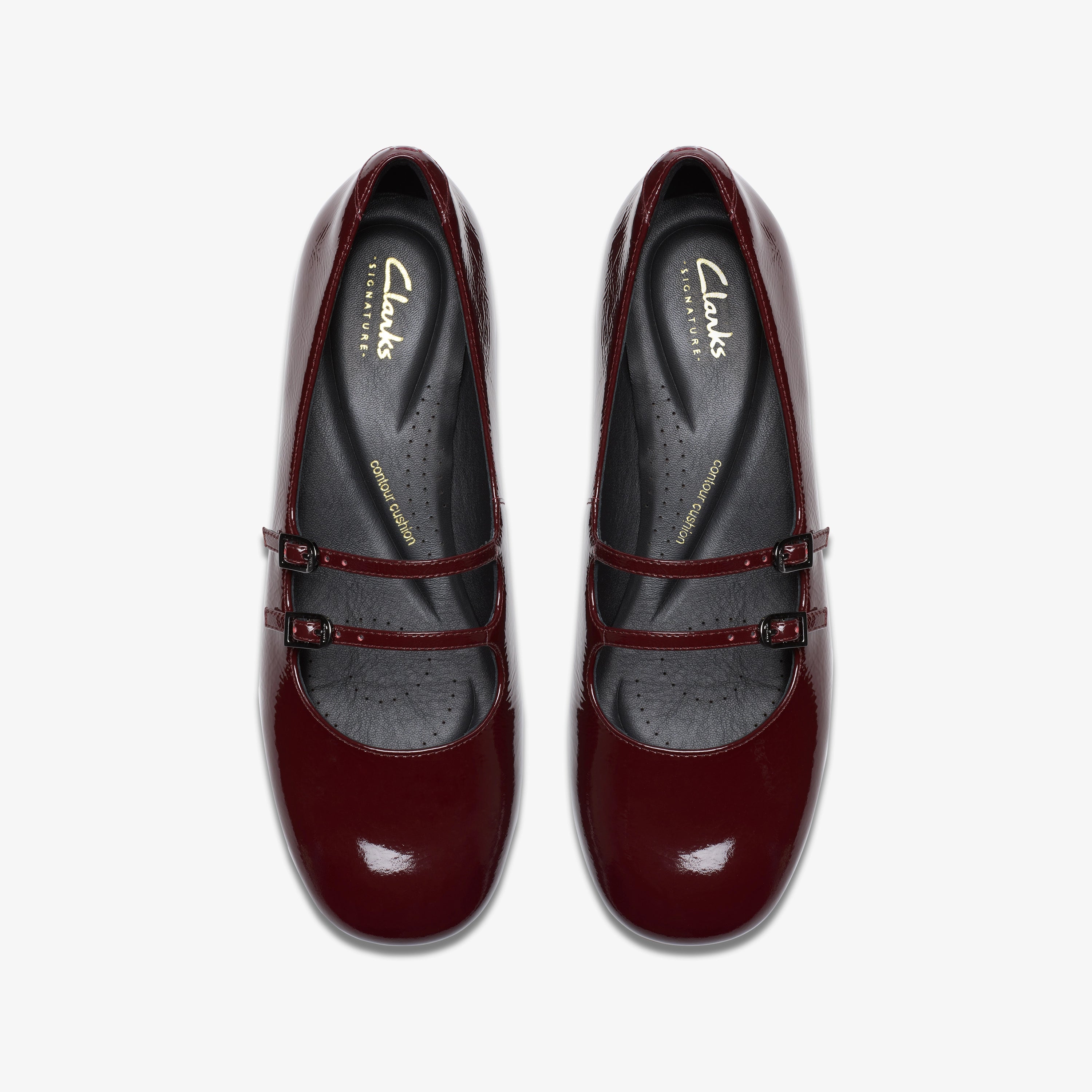 CLARKS | ZAPATOS DE VESTIR | MUJER | DAISS30 SHINE BURGUNDY PATENT | BURDEOS