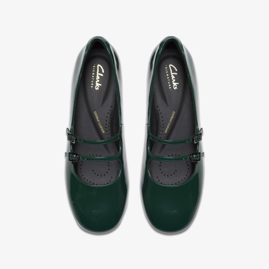 CLARKS | ZAPATOS DE VESTIR | MUJER | DAISS30 SHINE DARK GREEN | VERDE