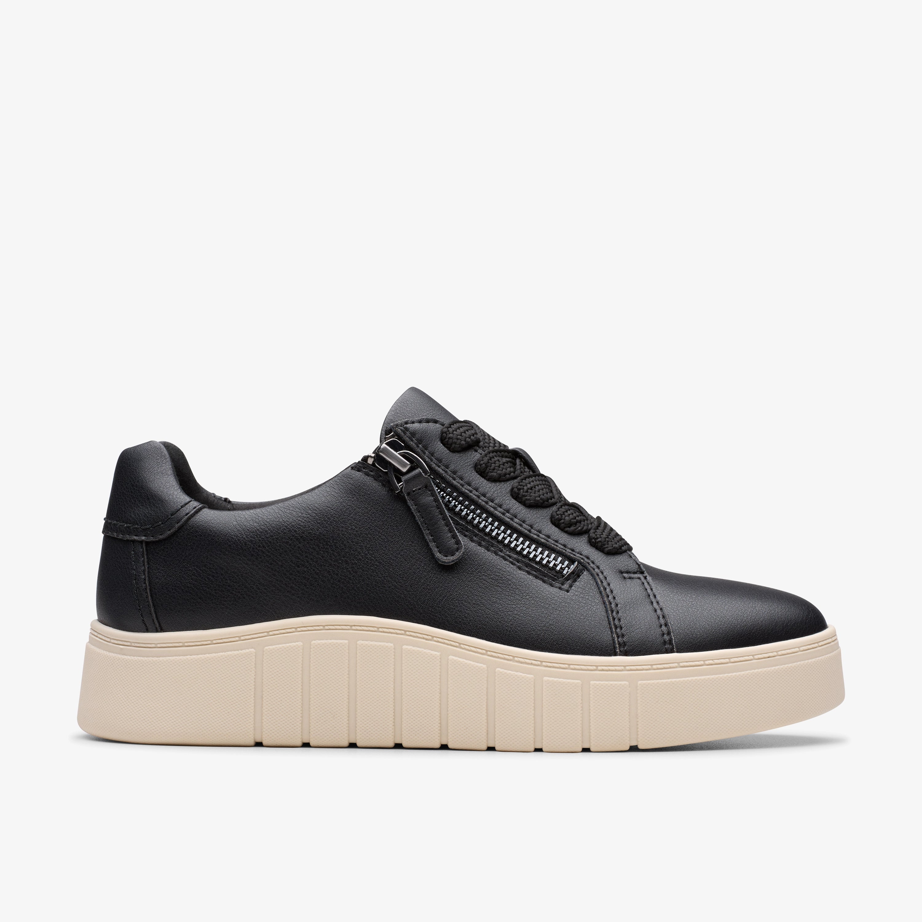 CLARKS | ZAPATOS CASUAL | MUJER | MYKAH JOY BLACK LEATHER | NEGRO