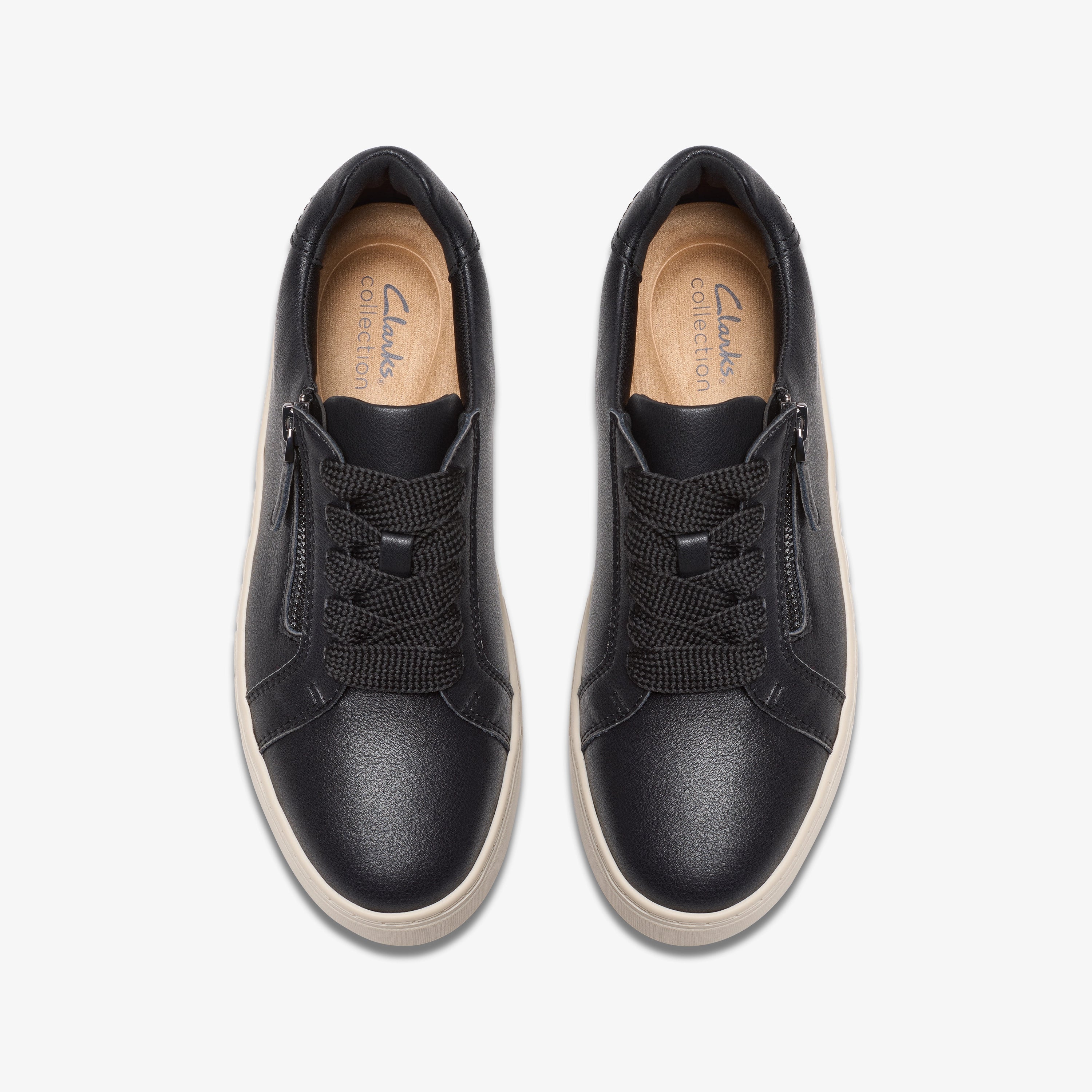 CLARKS | ZAPATOS CASUAL | MUJER | MYKAH JOY BLACK LEATHER | NEGRO