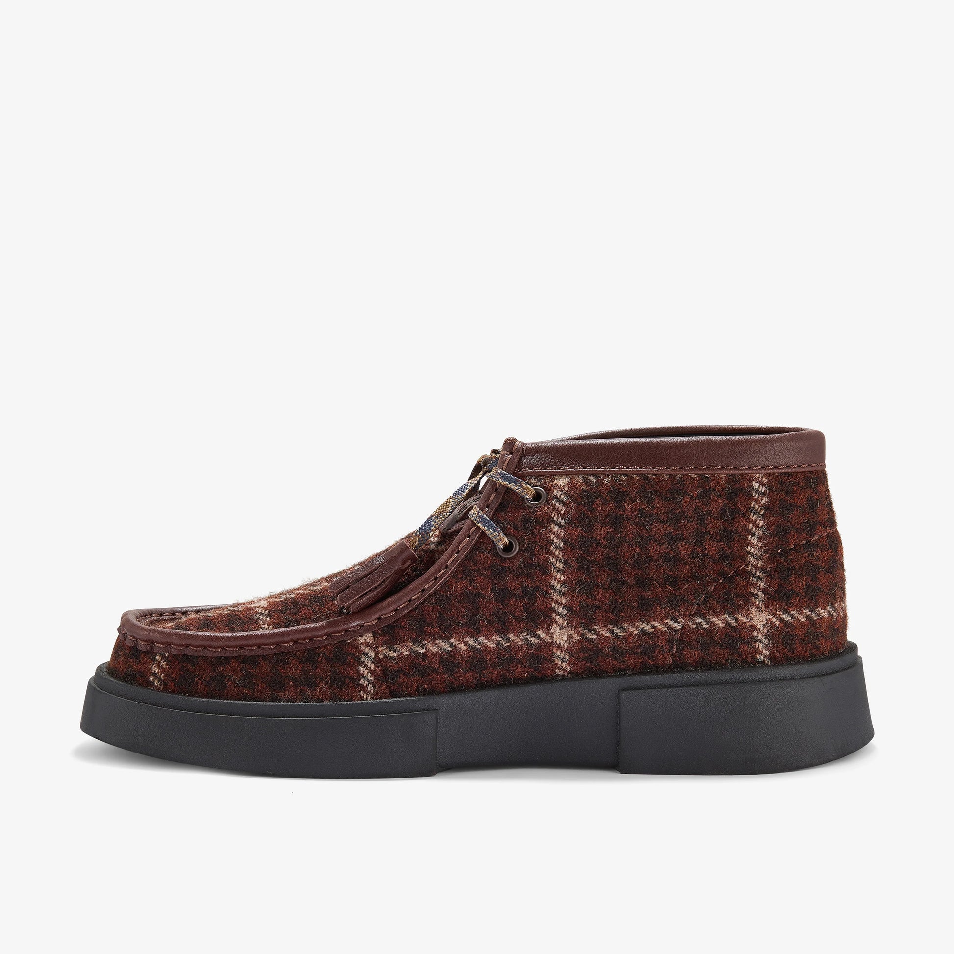 Botas De La Marca Clarks Para Hombre Modelo Torview Hi Burgundy Combi En Color Rojo