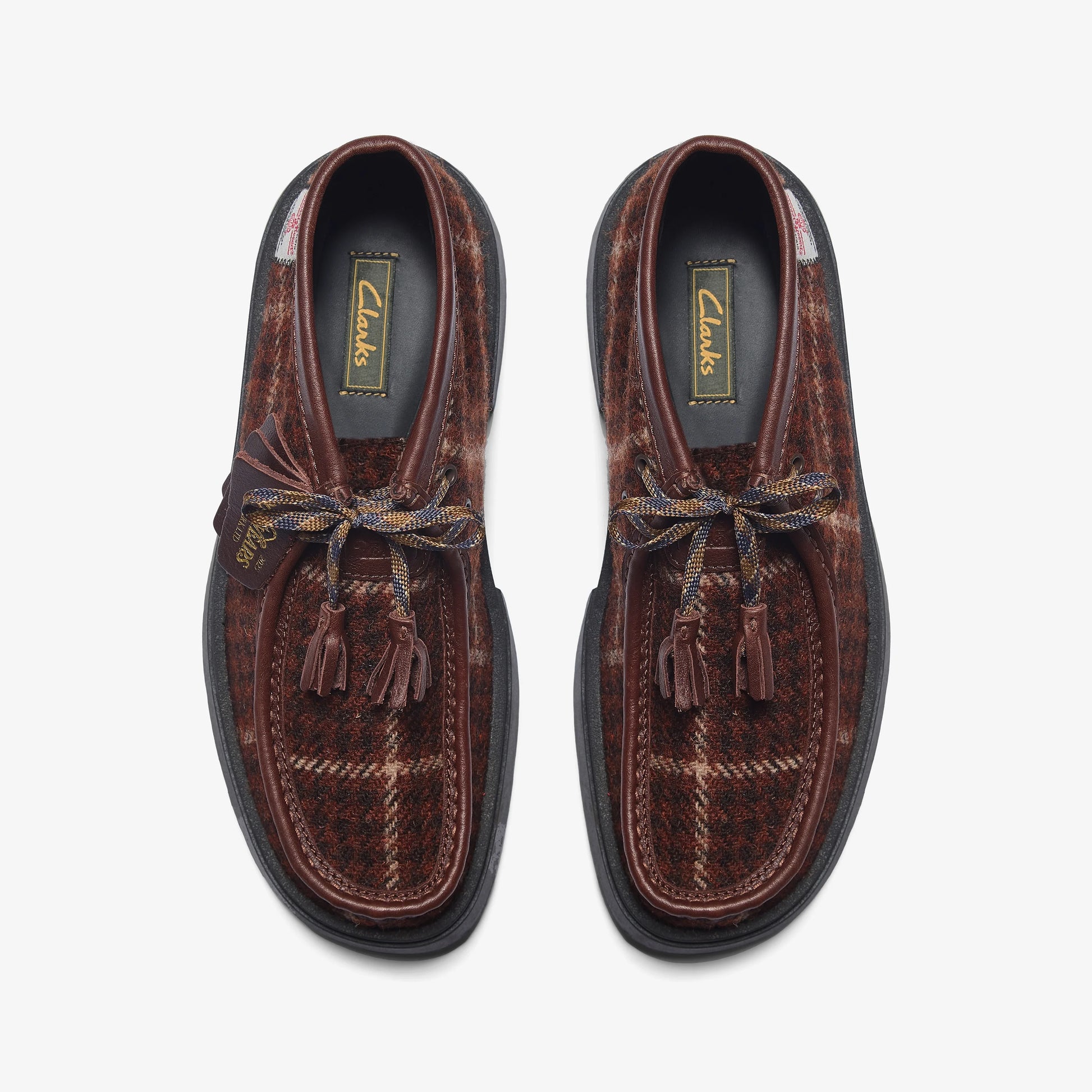 Botas De La Marca Clarks Para Hombre Modelo Torview Hi Burgundy Combi En Color Rojo