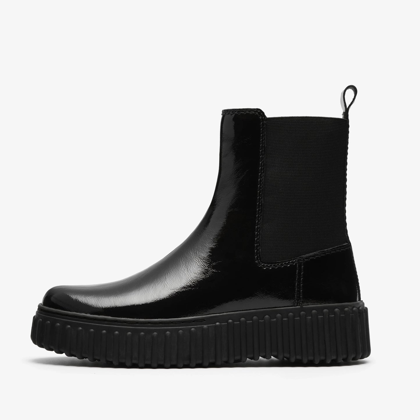 Botas De La Marca Clarks  Para Mujer Modelo Torhill Maple Black Pat En Color Negro