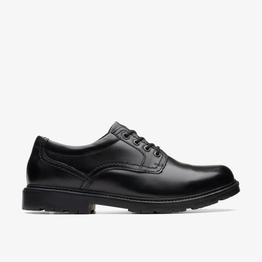 Zapatos Casual De La Marca Clarks  Para Hombre Modelo Lane Stride Black Leather En Color Negro