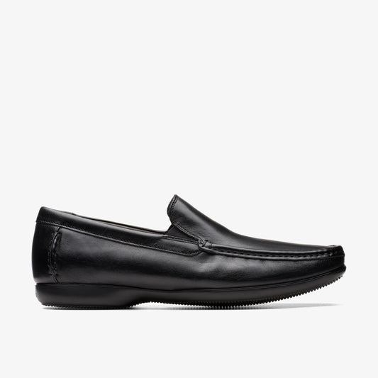 Zapatos De Vestir De La Marca Clarks  Para Hombre Modelo Finer Sun Black Leather En Color Negro