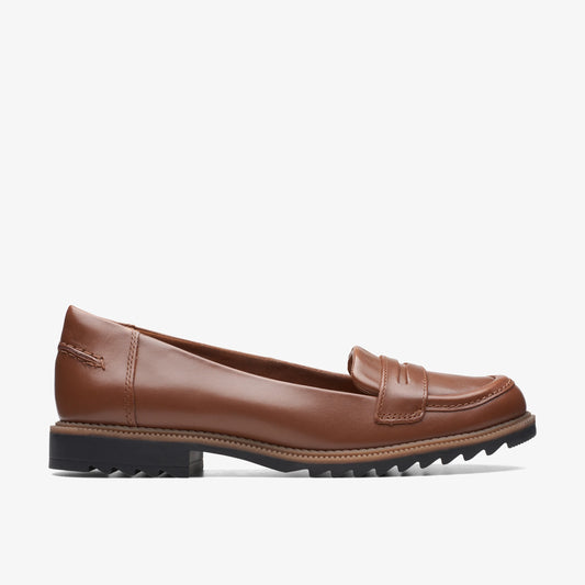 Zapatos Casual De La Marca Clarks  Para Mujer Modelo Griffin Milly Tan Leather En Color Marrón