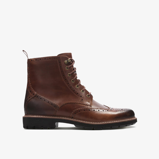 Botas De La Marca Clarks  Para Hombre Modelo Batcombe Lord Dark Tan Lea En Color Marrón
