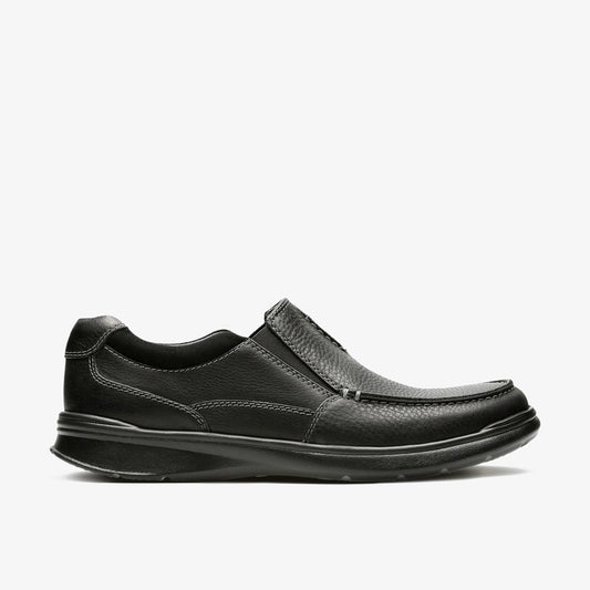 Zapatos Casual De La Marca Clarks  Para Hombre Modelo Cotrell Free Black Oily Lea En Color Negro
