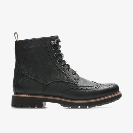 Botas De La Marca Clarks  Para Hombre Modelo Batcombe Lord Black En Color Negro
