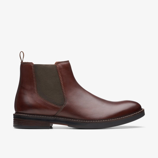 Botas De La Marca Clarks  Para Hombre Modelo Paulson Up Mahogany Leather En Color Marrón