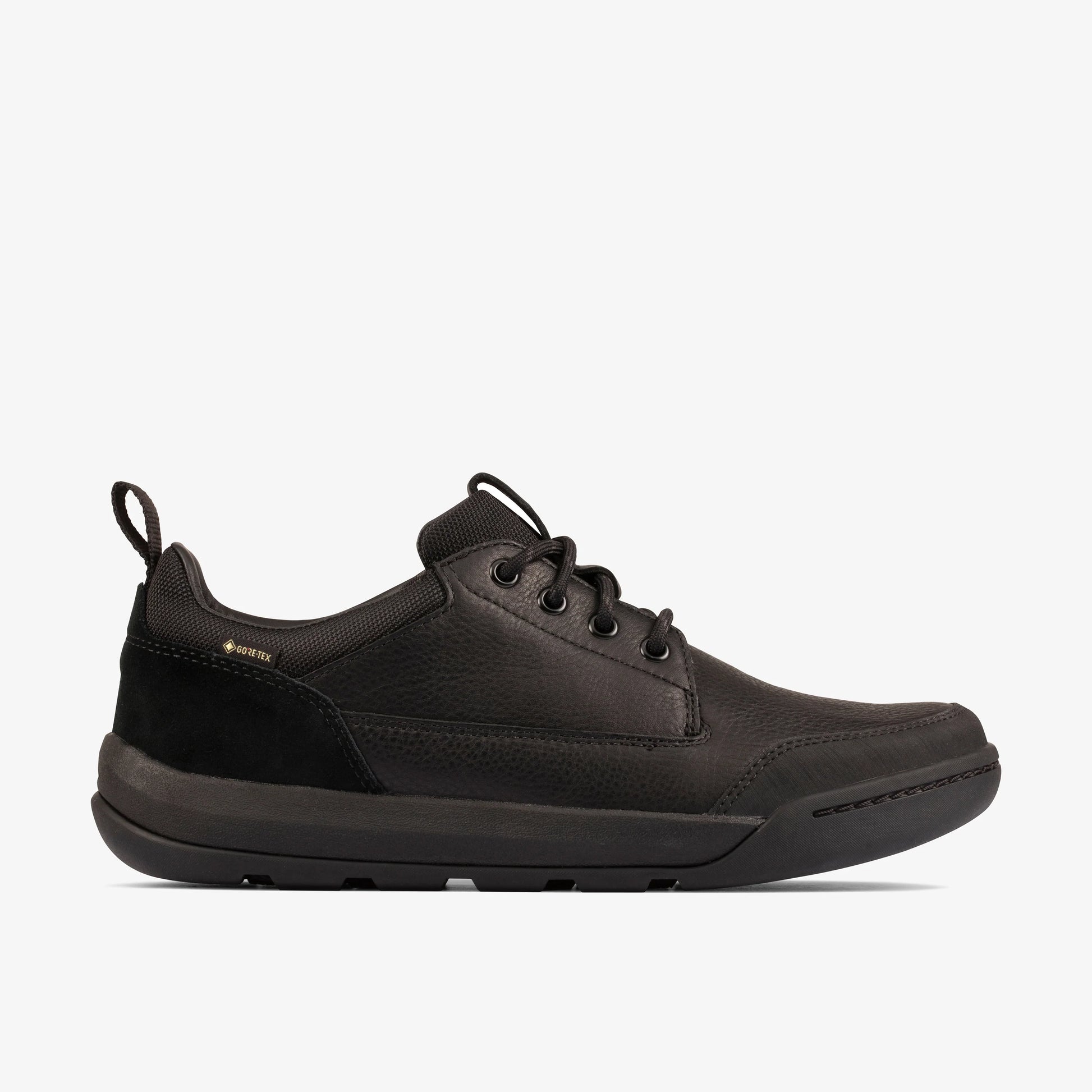 Zapatos Casual De La Marca Clarks  Para Hombre Modelo Ashcombelogtx Black Leather En Color Negro