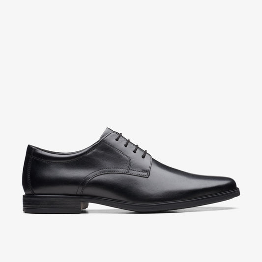 Zapatos De Vestir De La Marca Clarks  Para Hombre Modelo Howard Walk Black Leather En Color Negro